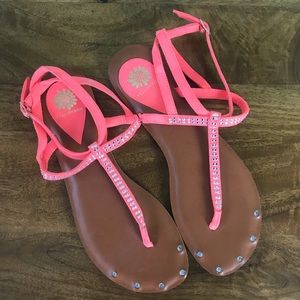 NWOT YellowBox Pink Sandals